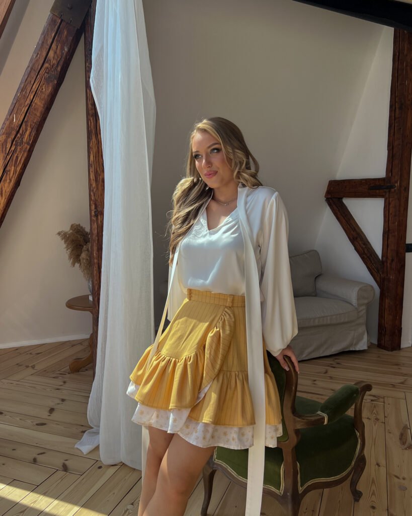 Ariana II senf suknja