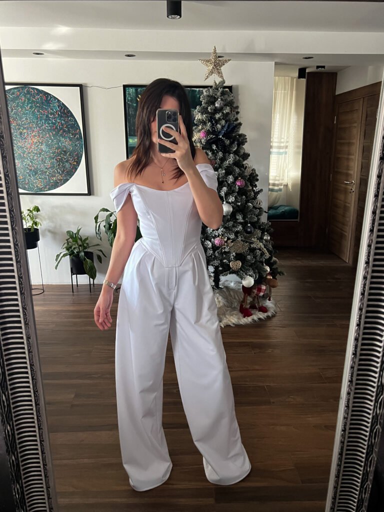 Lilium bele pantalone